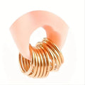 5Pcs Punk Stainless Steel Piercing Creative Earrings Septum Piercing Nose Ring Ear Expanders Ear Gauges Personliaty Jewelry